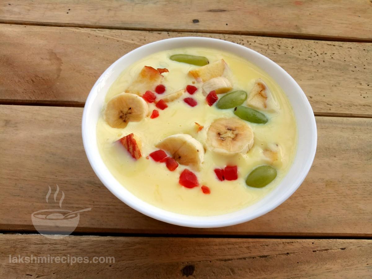 fruit custard