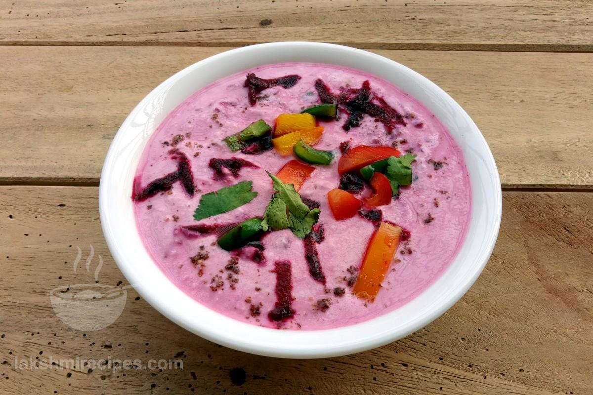 beetroot raita