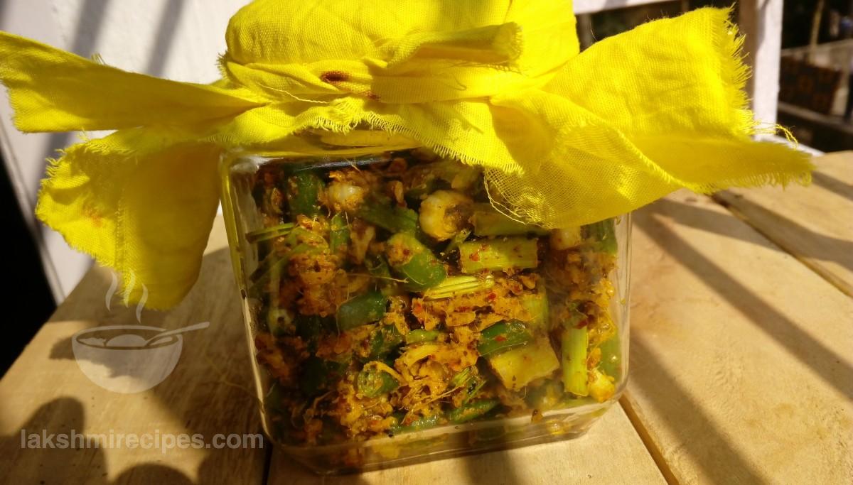 lehsun k patte ka achaar