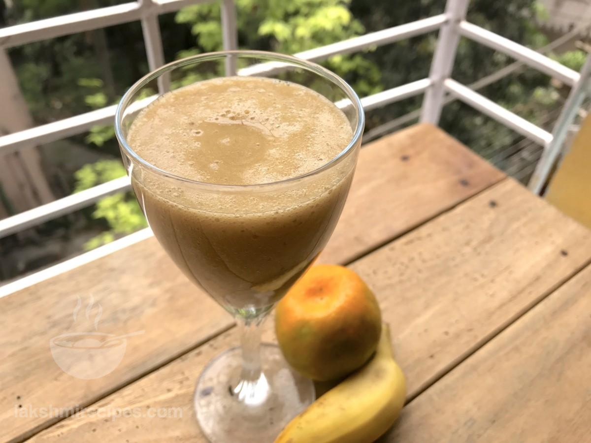 Orange and Banana Shake