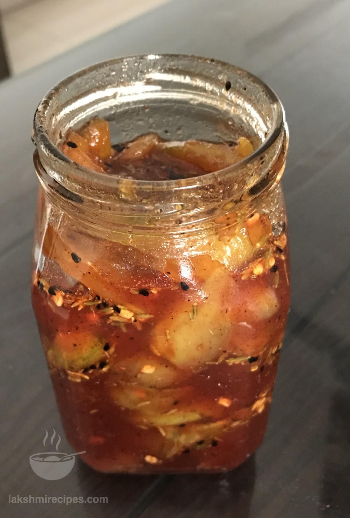 aam ka meetha achaar in jar
