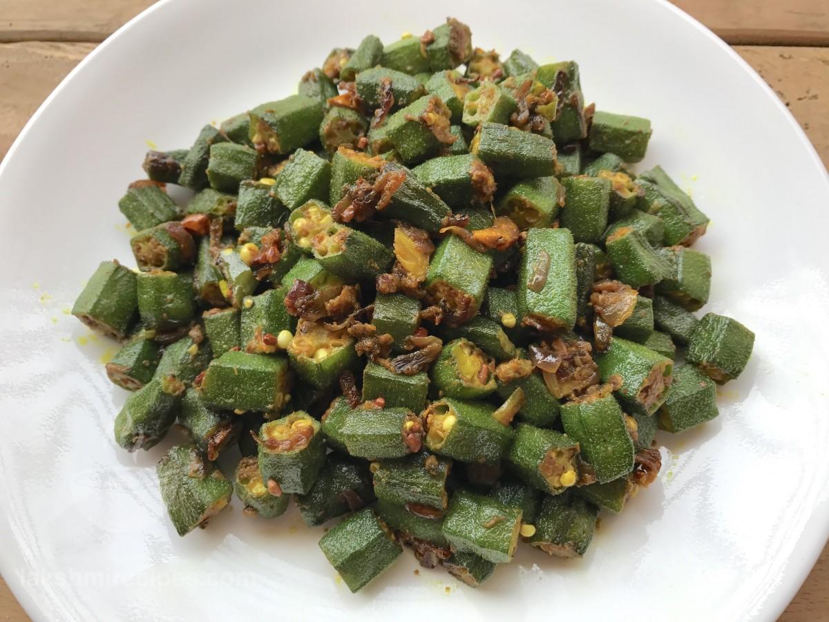 bhindi ki bhujia