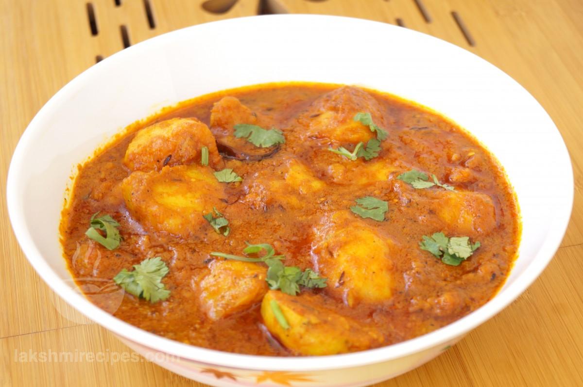 Jain Aloo Dum Curry or Jain Dum ALoo Curry