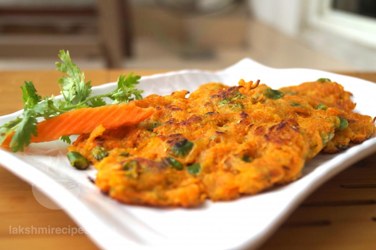 Carrot Pancake Recipe How To Make Carrot Pancake