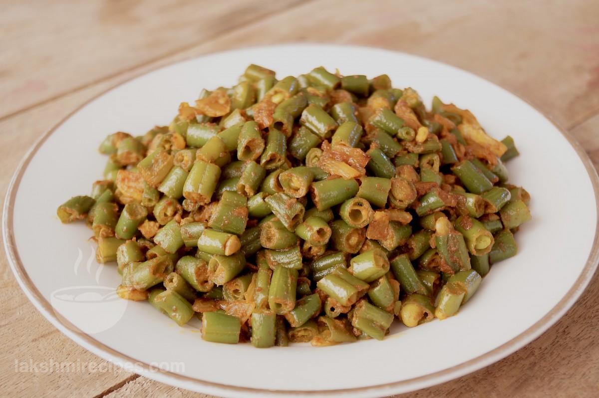 French Beans Ki Sabji or French Beans Ki BHujia