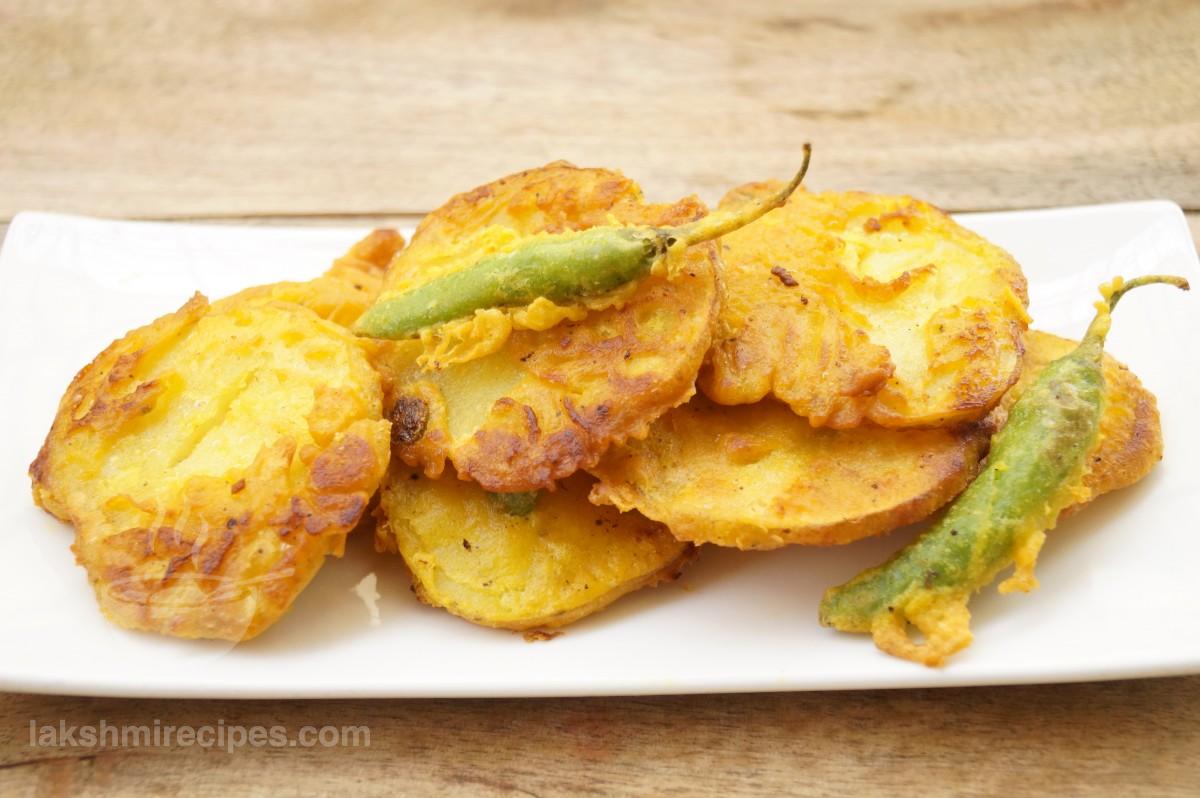 aloo fritters or Aloo Ka Bachka or AlooKa Bihari Tarua