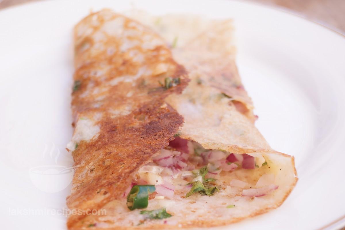 Cheese Rawa Dosa or Rava Cheese Dosa or Rawa Cheese Dosa